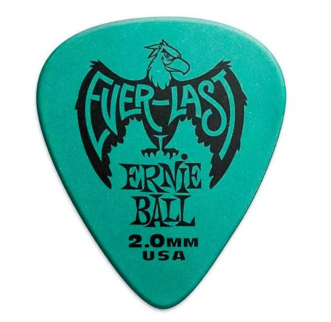 Ernie Ball 9196 Everlast Bolsa de 12 Púas 2mm Turquesa 1