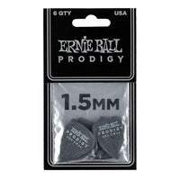 Ernie Ball 9199 Bolsa de 6 Púas Prodigy 1.5mm Negras 2