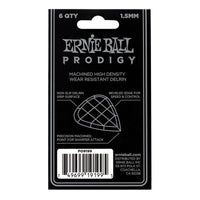 Ernie Ball 9199 Bolsa de 6 Púas Prodigy 1.5mm Negras 3