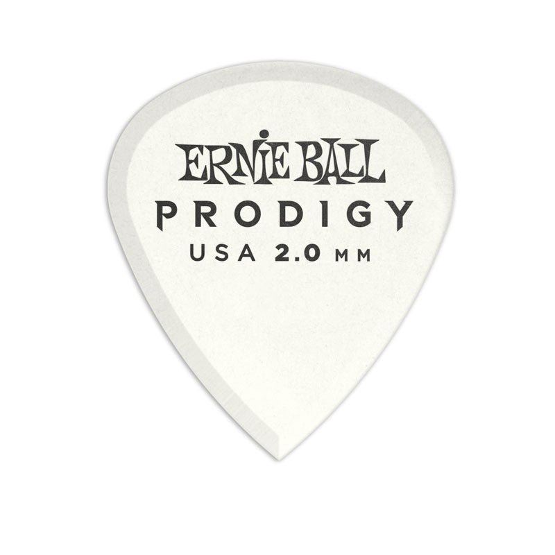 Ernie Ball 9203 Bolsa de 6 Púas Mini Prodigy 2mm Blancas 1