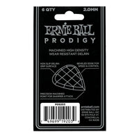 Ernie Ball 9203 Bolsa de 6 Púas Mini Prodigy 2mm Blancas 3