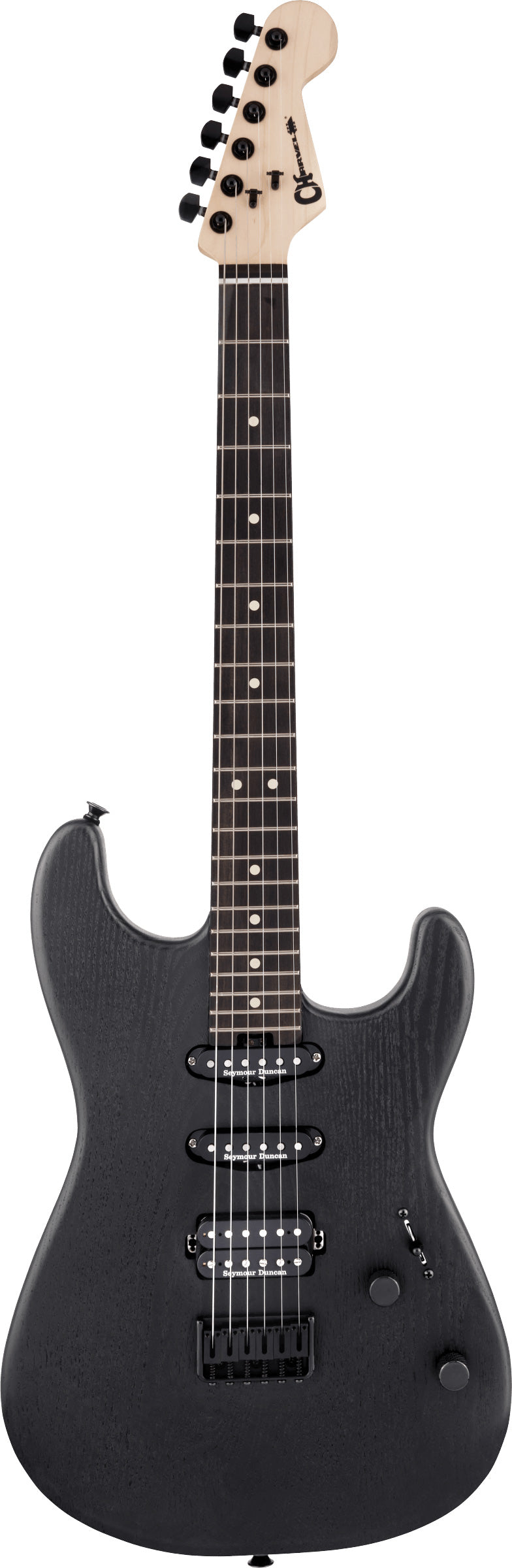 Charvel Pro-Mod San Dimas Style 1 HSS HT Sassafras EB Guitarra Eléctrica Satin Black 1