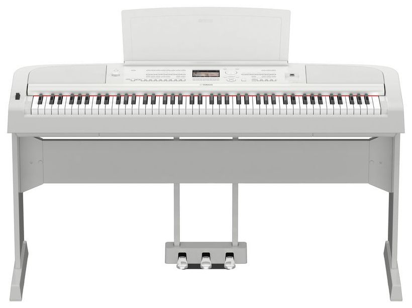 Yamaha -Pack- DGX670WH Piano Digital Blanco + Soporte y Pedalera 2