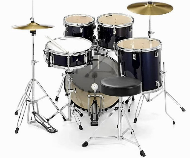 Mapex TNM5294TCU BL Tornado Batería Acústica con Herrajes y Platos Azul 2