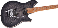 EVH Wolfgang Special QM Baked MN Guitarra Eléctrica Charcoal Burst 5