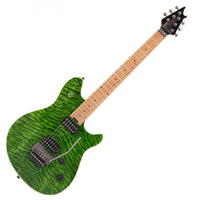 EVH Wolfgang Standard QM BKD MN Guitarra Eléctrica Transparent Green 9