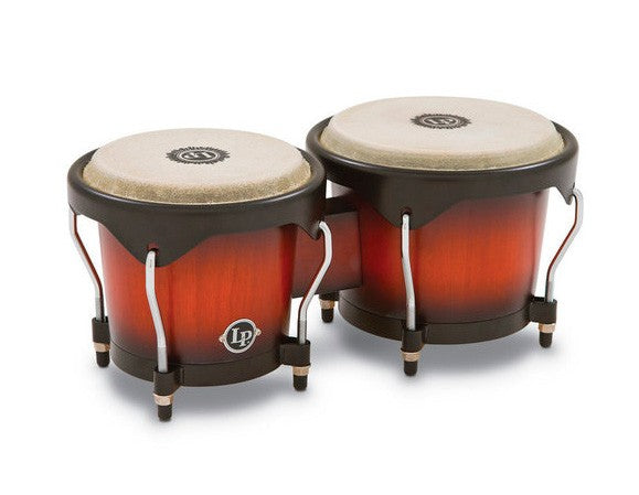 Latin Percussion LP601NY VSB Bongos Madera Vintage Sunburst 1