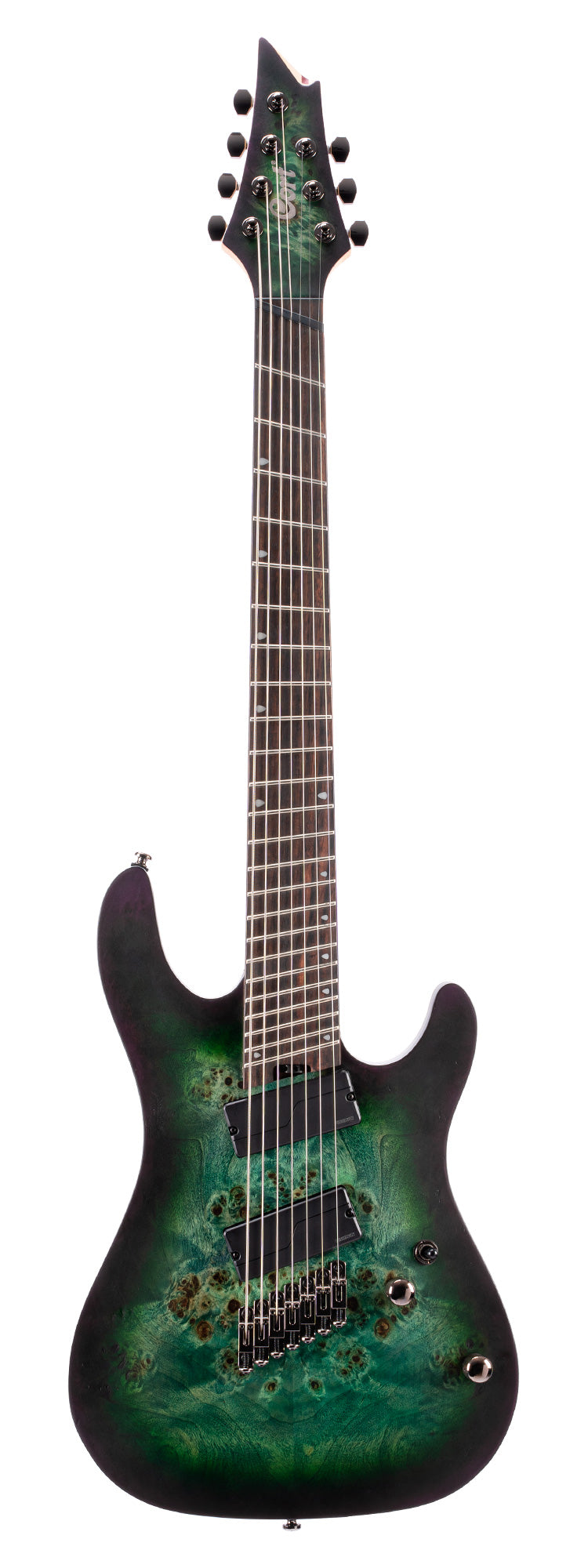 Cort KX507MS SDG Guitarra Eléctrica 7 Cuerdas Star Dust Green 1