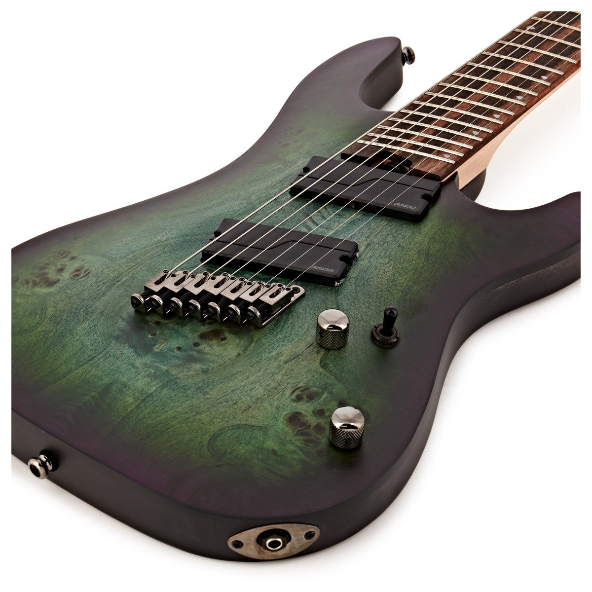 Cort KX507MS SDG Guitarra Eléctrica 7 Cuerdas Star Dust Green 4