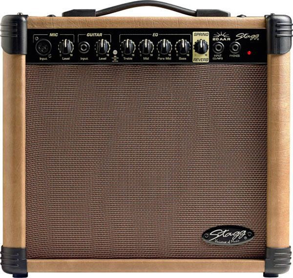 Stagg 20 AA R Amplificador Guitarra Acústica con Reverb 1