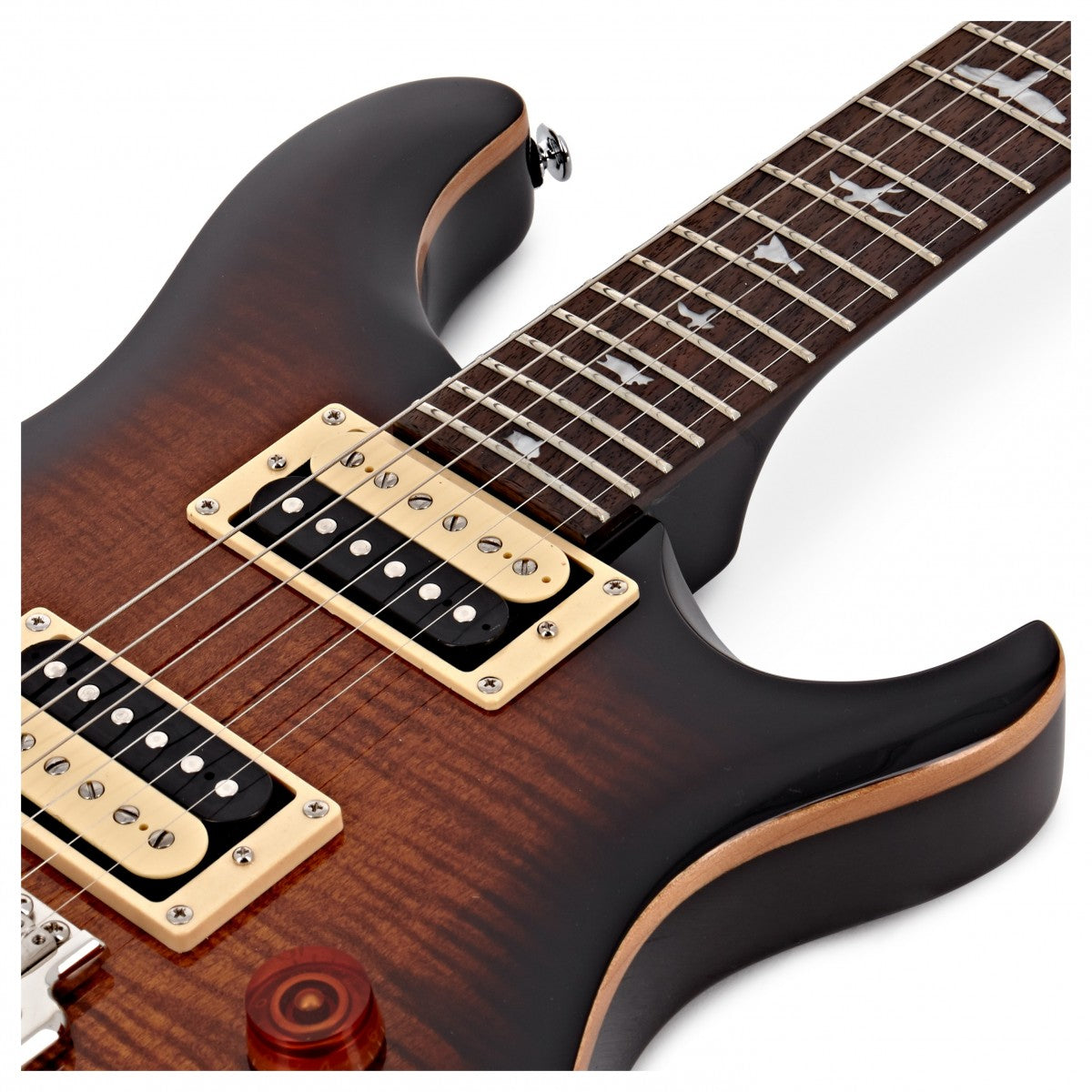 PRS SE Custom 24 BGS Guitarra Eléctrica Black Gold Sunburst 6