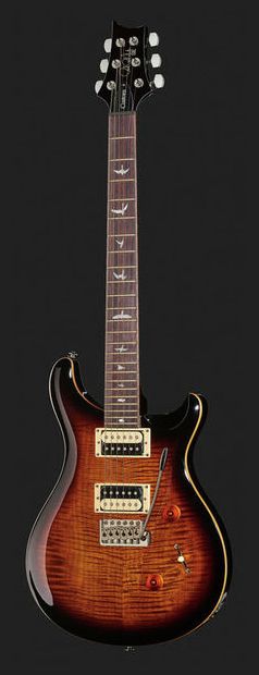 PRS SE Custom 24 BGS Guitarra Eléctrica Black Gold Sunburst 12