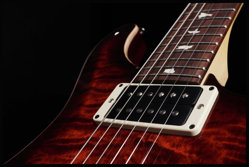 PRS CE24 Semihollow FRB Guitarra Eléctrica Fire Red Burst 8