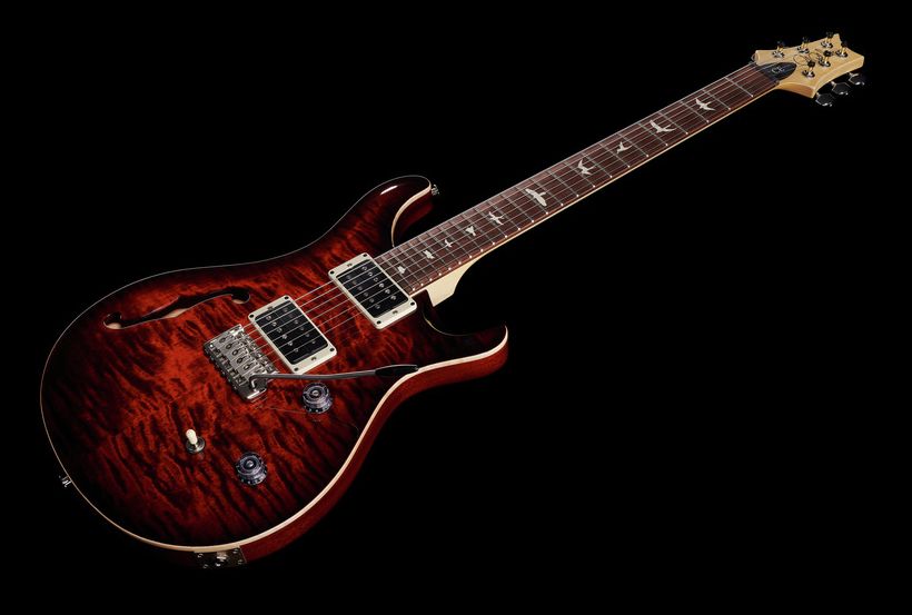 PRS CE24 Semihollow FRB Guitarra Eléctrica Fire Red Burst 10