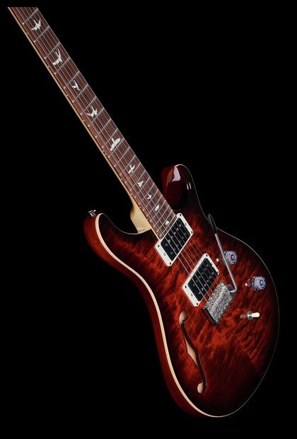 PRS CE24 Semihollow FRB Guitarra Eléctrica Fire Red Burst 12