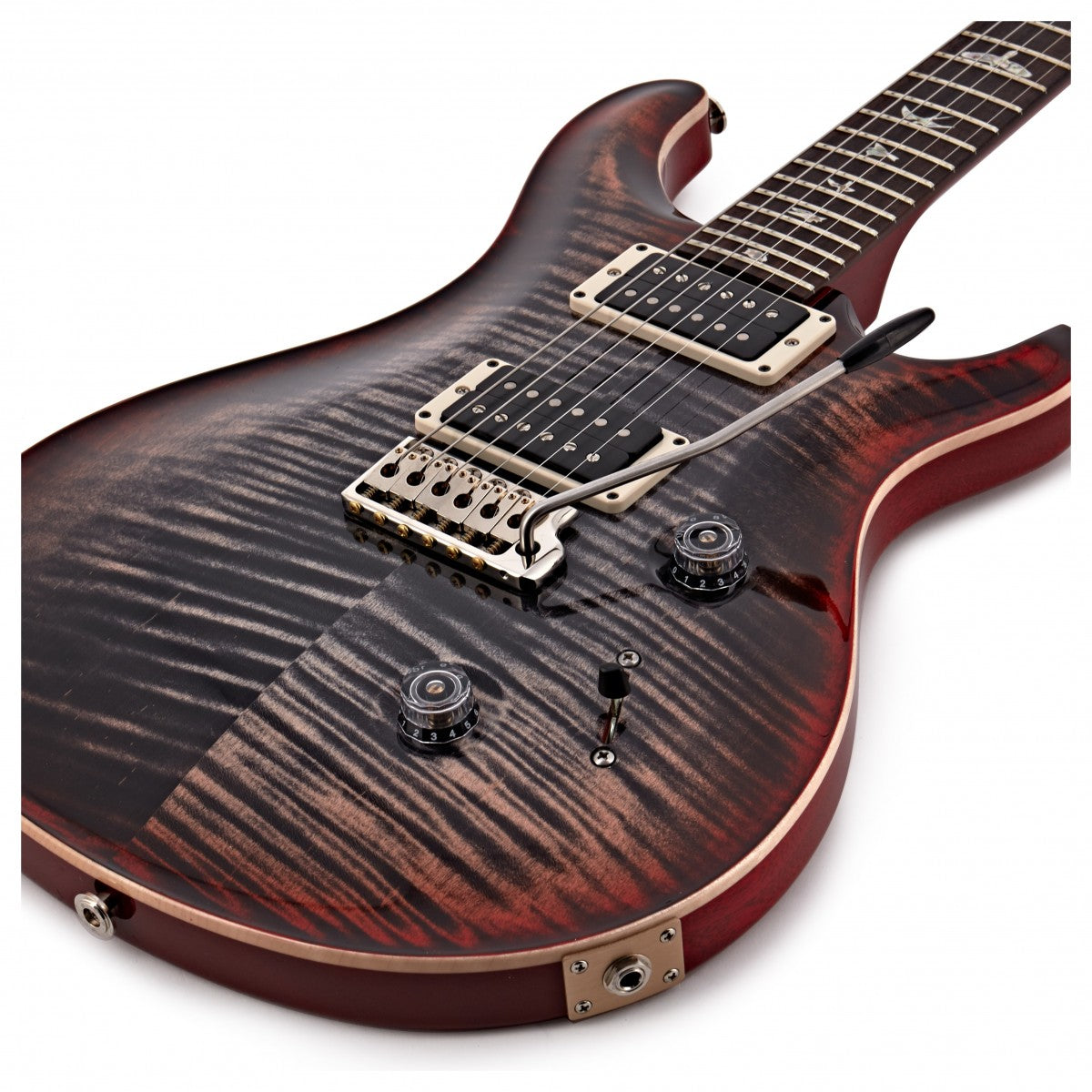 PRS Custom 24 CCH Guitarra Eléctrica Charcoal Cherry Burst. 4