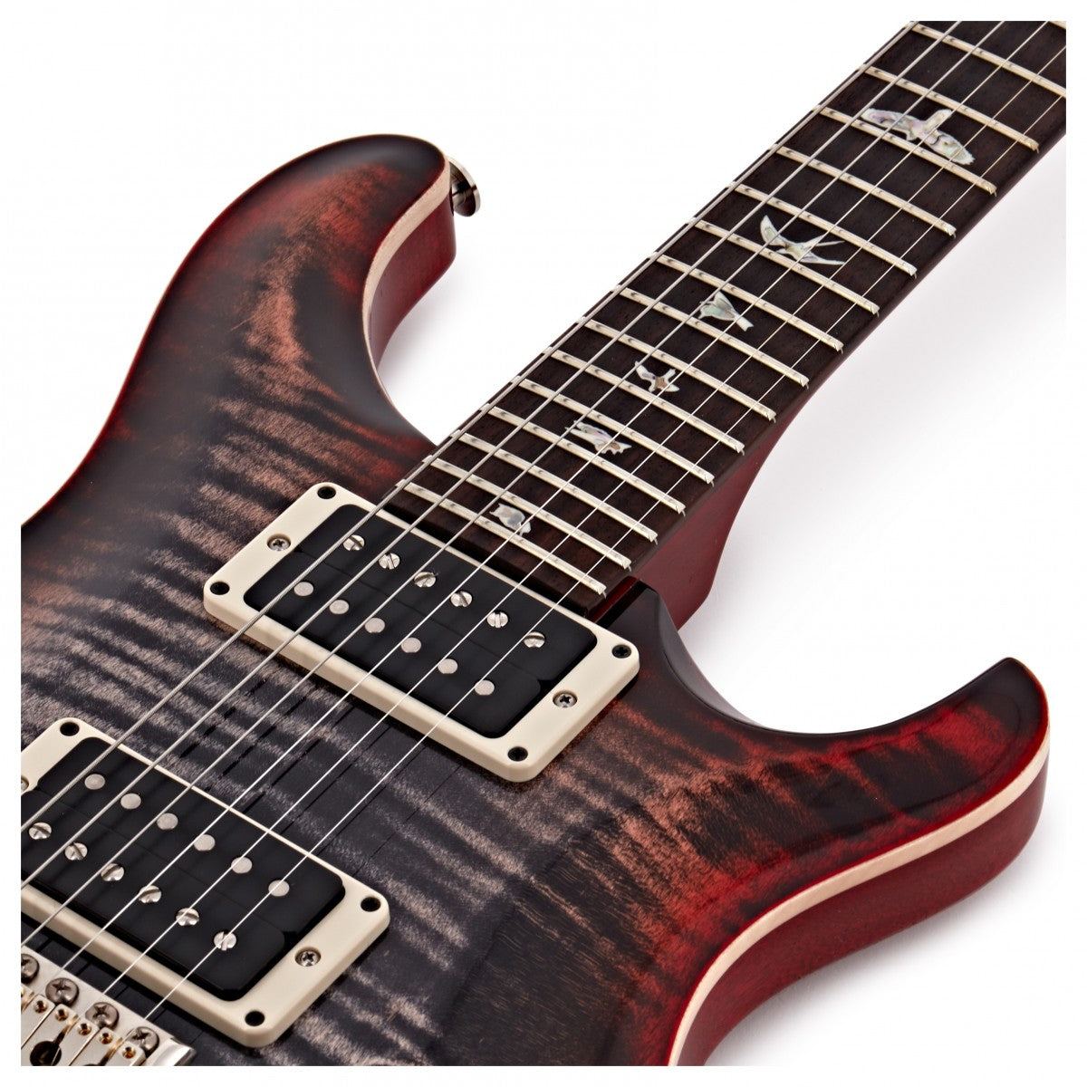 PRS Custom 24 CCH Guitarra Eléctrica Charcoal Cherry Burst. 5