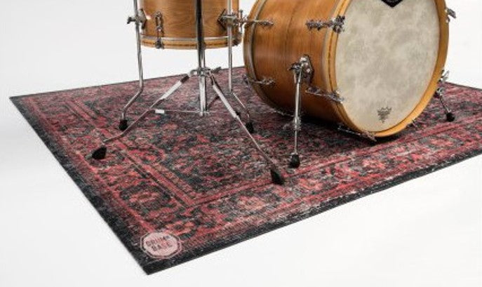 Drum N Base VP185-RBL Black Red Alfombra para Batería 185X160cm 12