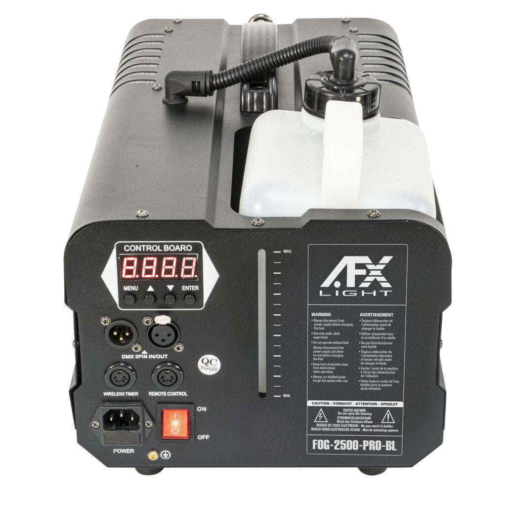 AFX Light Fog 2500 PRO BL Máquina de Humo Profesional 2500W Ultrapotente 2