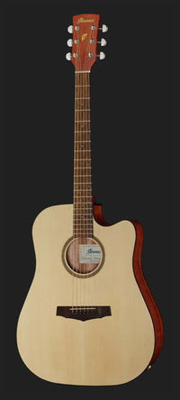 Ibanez PF10CE OPN Guitarra Electroacústica Dreadnought Natural 9