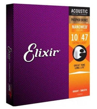 Elixir 16002 Nanoweb Phospor Bronze Extra Light Juego Cuerdas Guitarra Acústica 010-047 3