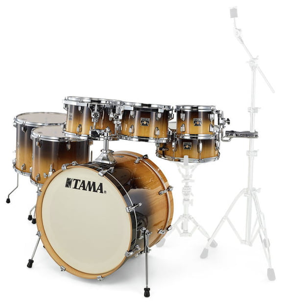 Tama CL72RS PGLP Superstar Classic Batería Acústica Gloss Lacebark Pine Fade 3