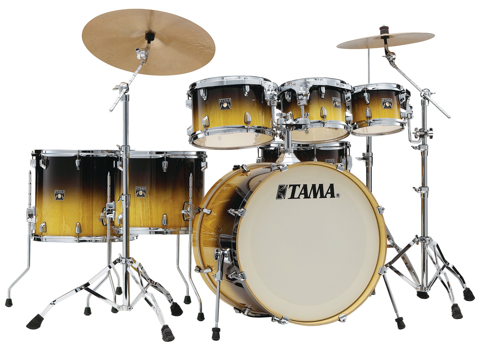 Tama CL72RS PGLP Superstar Classic Batería Acústica Gloss Lacebark Pine Fade 20