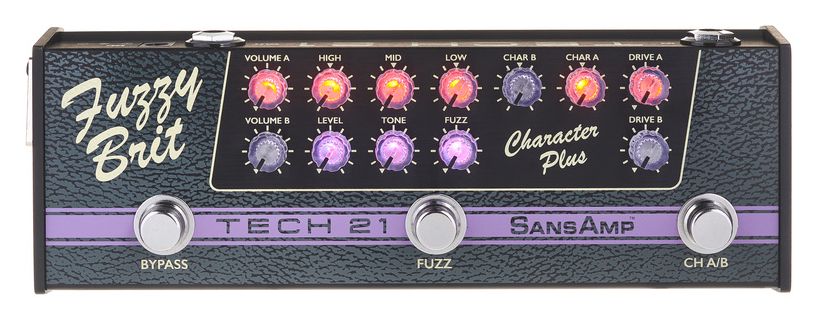 Tech 21 CPS-FB Character Plus Fuzzy Brit Preamplificador Guitarra 1