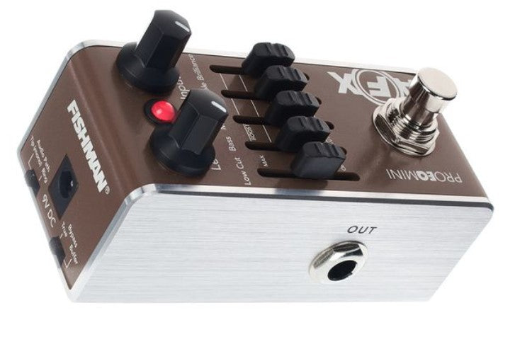 Fishman AFX PRO EQ Mini Pedal Ecualizador Guitarra Acústica 7