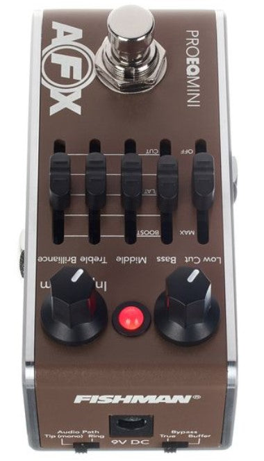 Fishman AFX PRO EQ Mini Pedal Ecualizador Guitarra Acústica 8