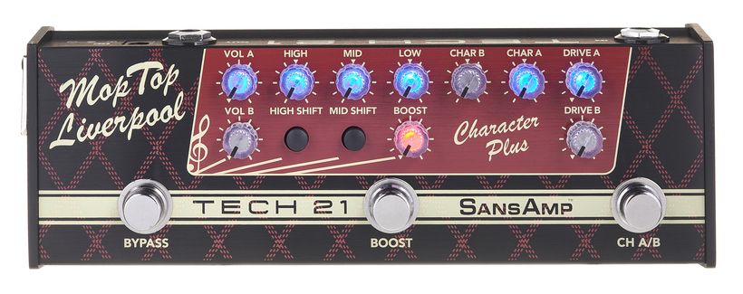 Tech 21 CPS-MTL Character Plus Mot Top Liverpool Preamplificador Guitarra 1