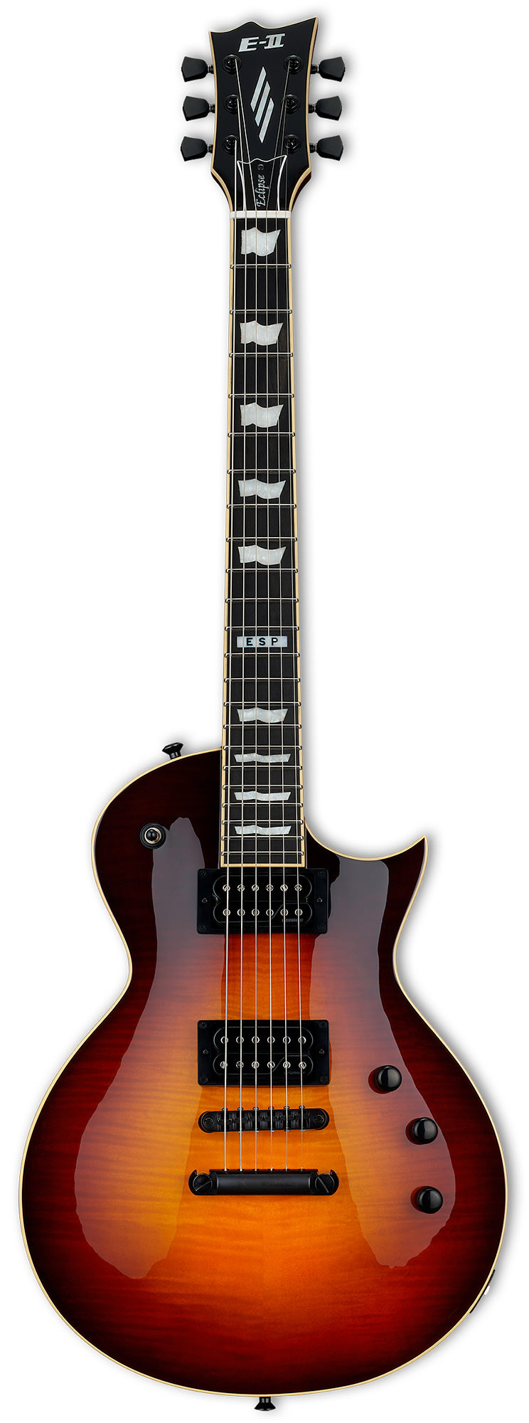 ESP EII Eclipse Full Thickness TSB Guitarra Eléctrica Tobacco Sunburst 1