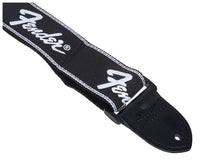 Fender 0990671000 Running Logo Correa Guitarra Negra 3