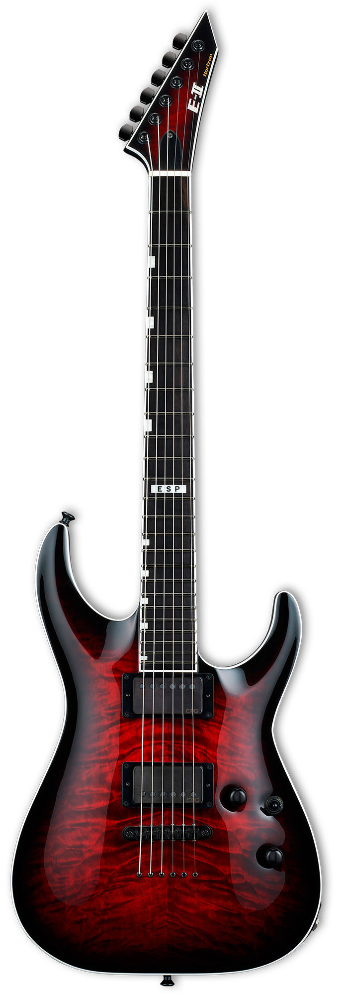 ESP EII Horizon NT II STBCSB Guitarra Eléctrica See Thru Black Cherry Sunburst 1