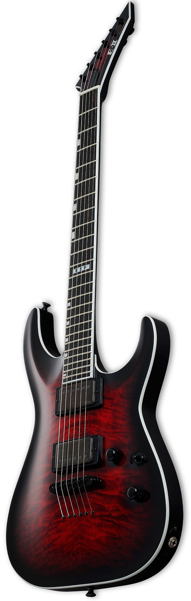 ESP EII Horizon NT II STBCSB Guitarra Eléctrica See Thru Black Cherry Sunburst 2