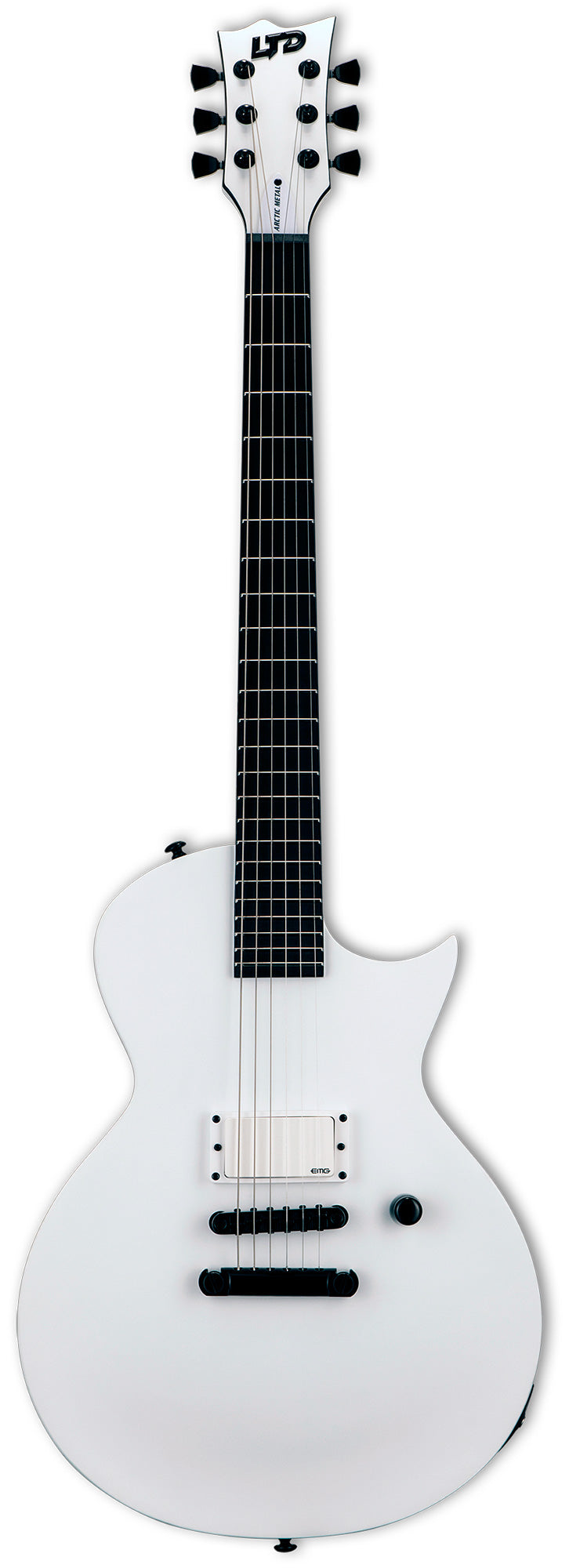 ESP LTD Eclipse Artic Metal SWS Guitarra Eléctrica Snow White Satin 1