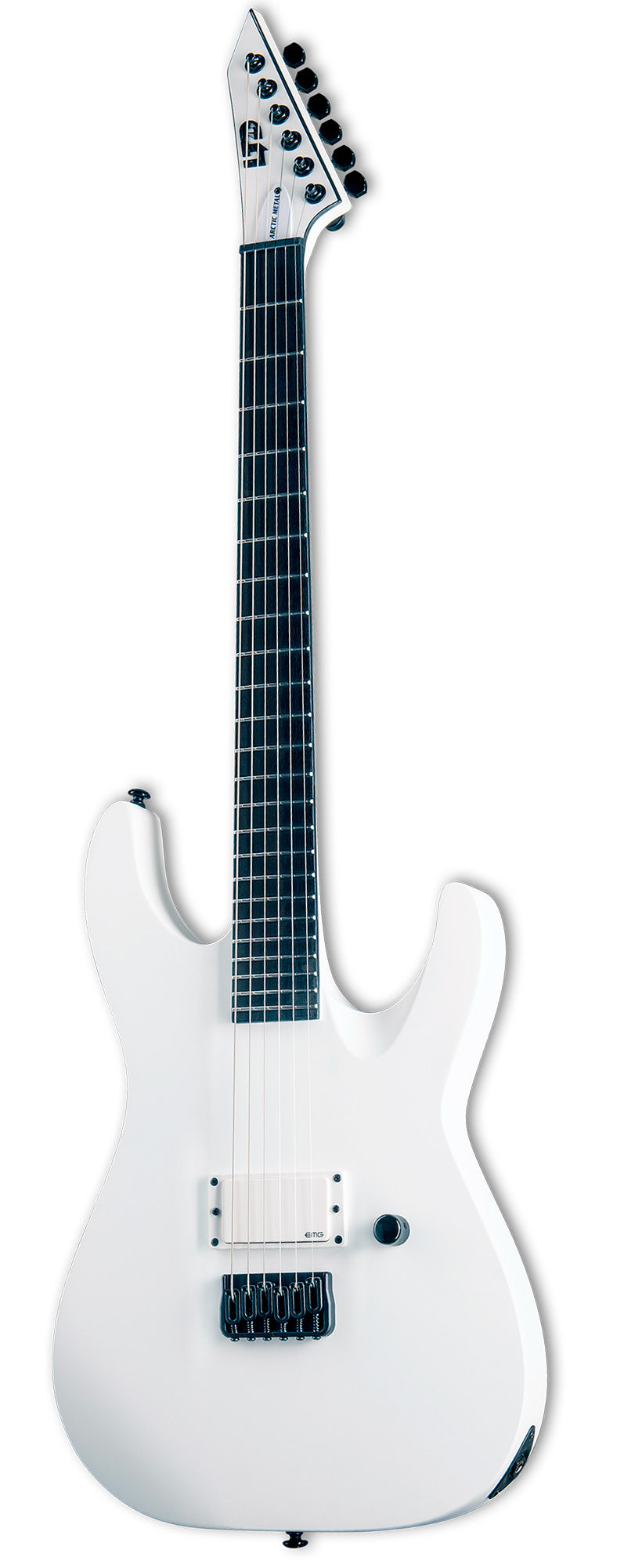 ESP LTD MHT Artic Metal SWS Guitarra Eléctrica Snow White Satin 2