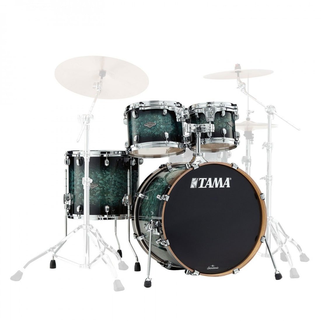 Tama MBS42S MSL Starclassic Performer Batería Acústica Molten Steel Blue Burst 1