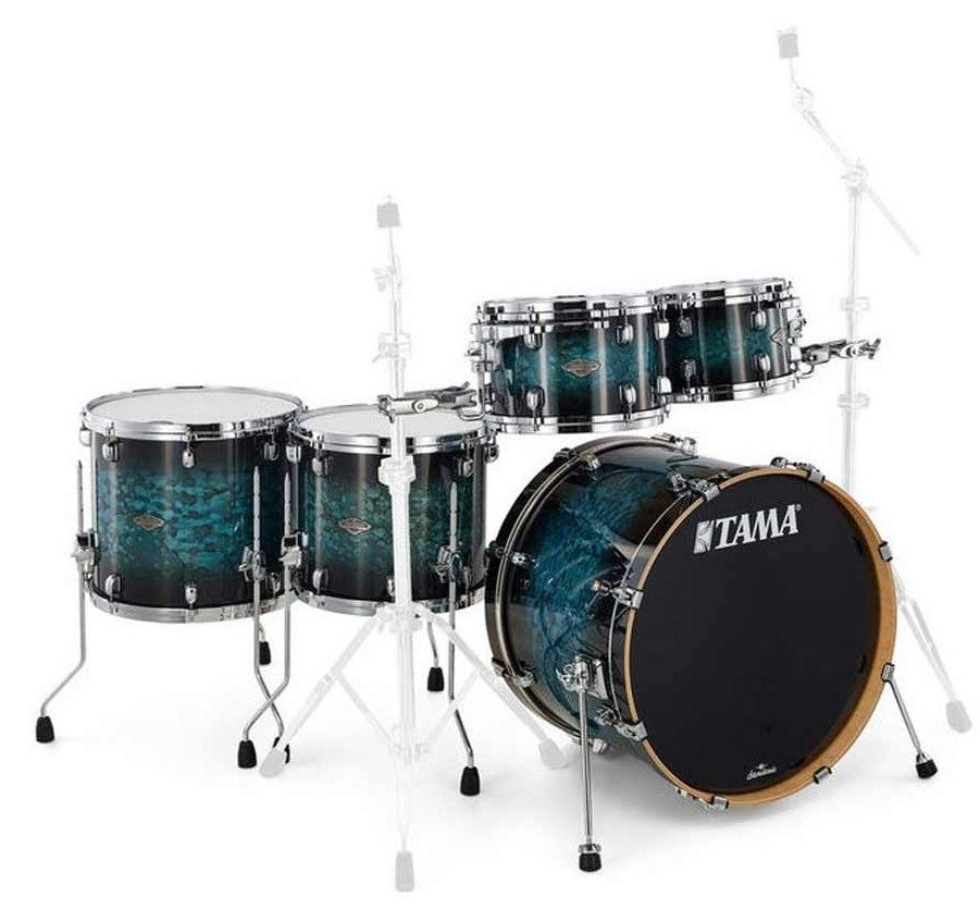 Tama MBS52RZS MSL Starclassic Performer Batería Acústica Molten Steel Blue Burst 1