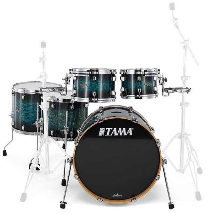 Tama MBS52RZS MSL Starclassic Performer Batería Acústica Molten Steel Blue Burst 2