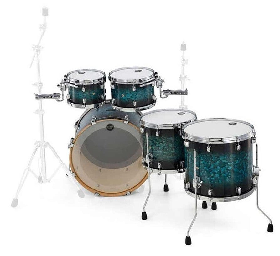 Tama MBS52RZS MSL Starclassic Performer Batería Acústica Molten Steel Blue Burst 3