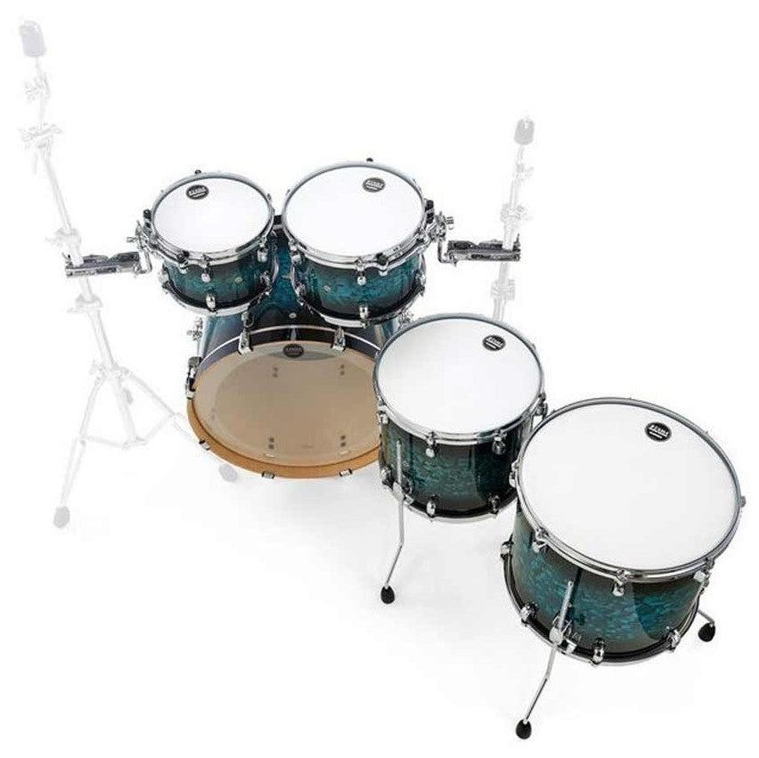 Tama MBS52RZS MSL Starclassic Performer Batería Acústica Molten Steel Blue Burst 4