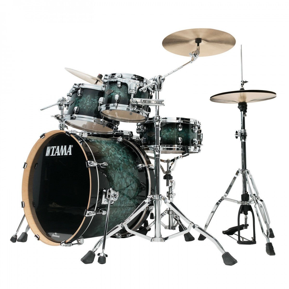 Tama MBS52RZS MSL Starclassic Performer Batería Acústica Molten Steel Blue Burst 12