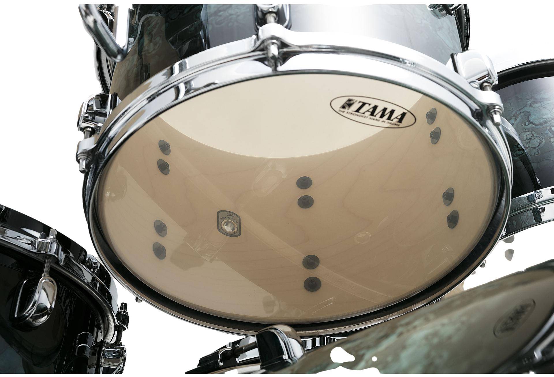 Tama MBS52RZS MSL Starclassic Performer Batería Acústica Molten Steel Blue Burst 15