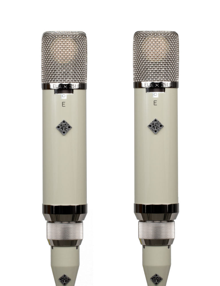 Telefunken ELA M251E Stereo Set Serie Diamond Pareja de Micrófonos 1