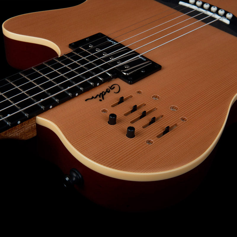 Godin A6U NAT Ultra Guitarra Electroacústica Natural 2