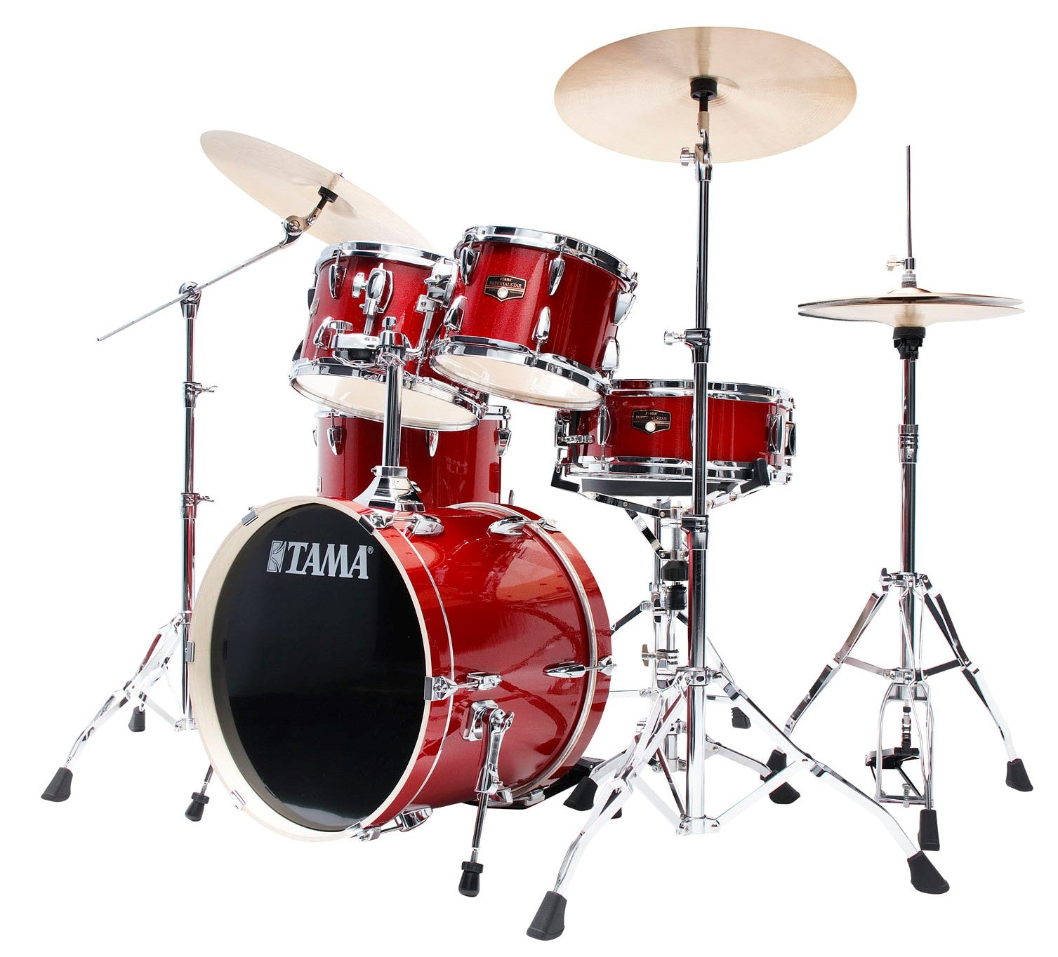 Tama IP58H6W BRM Imperialstar Batería Acústica con Herrajes Burnt Red Mist 2