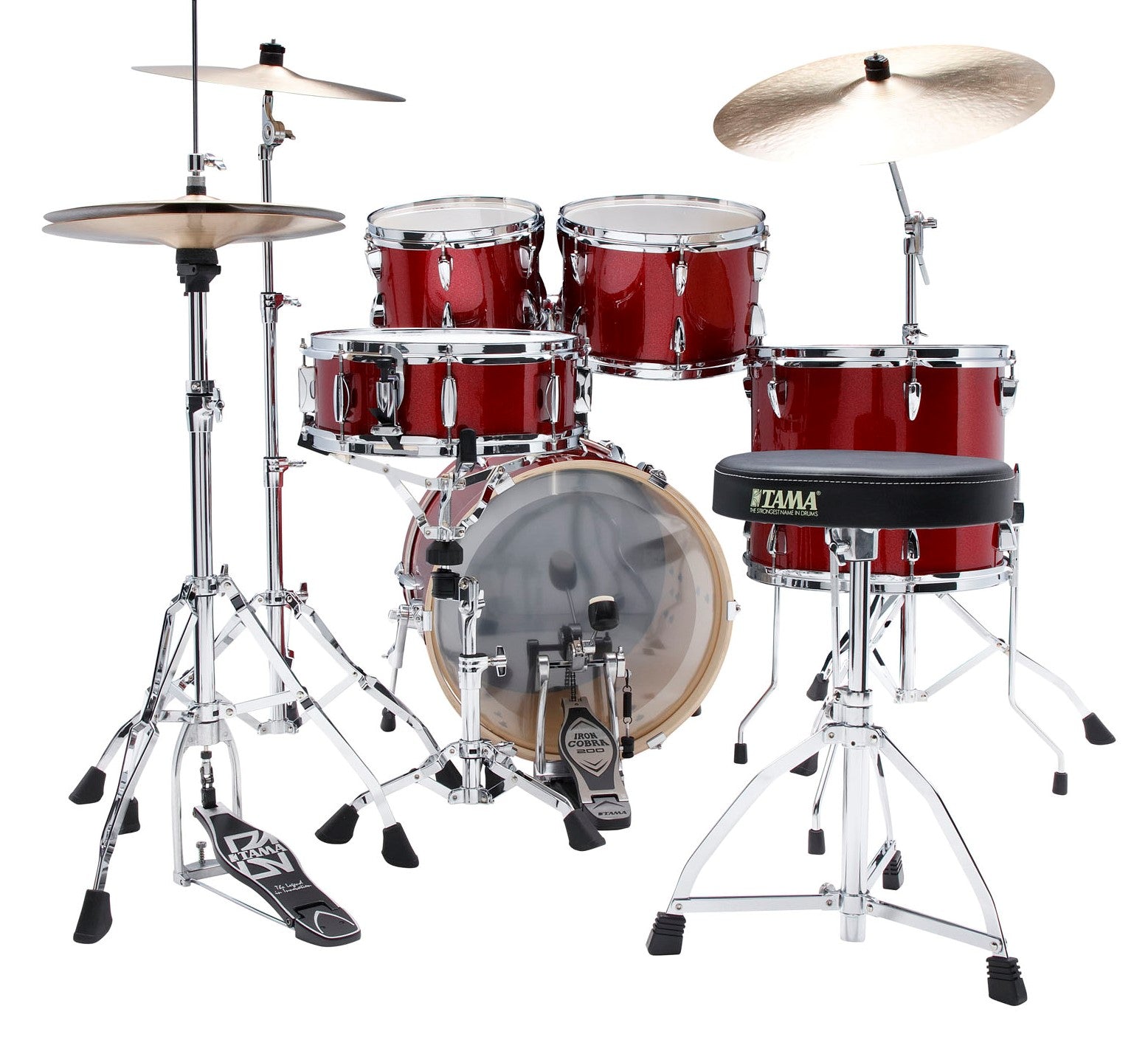 Tama IP58H6W BRM Imperialstar Batería Acústica con Herrajes Burnt Red Mist 3