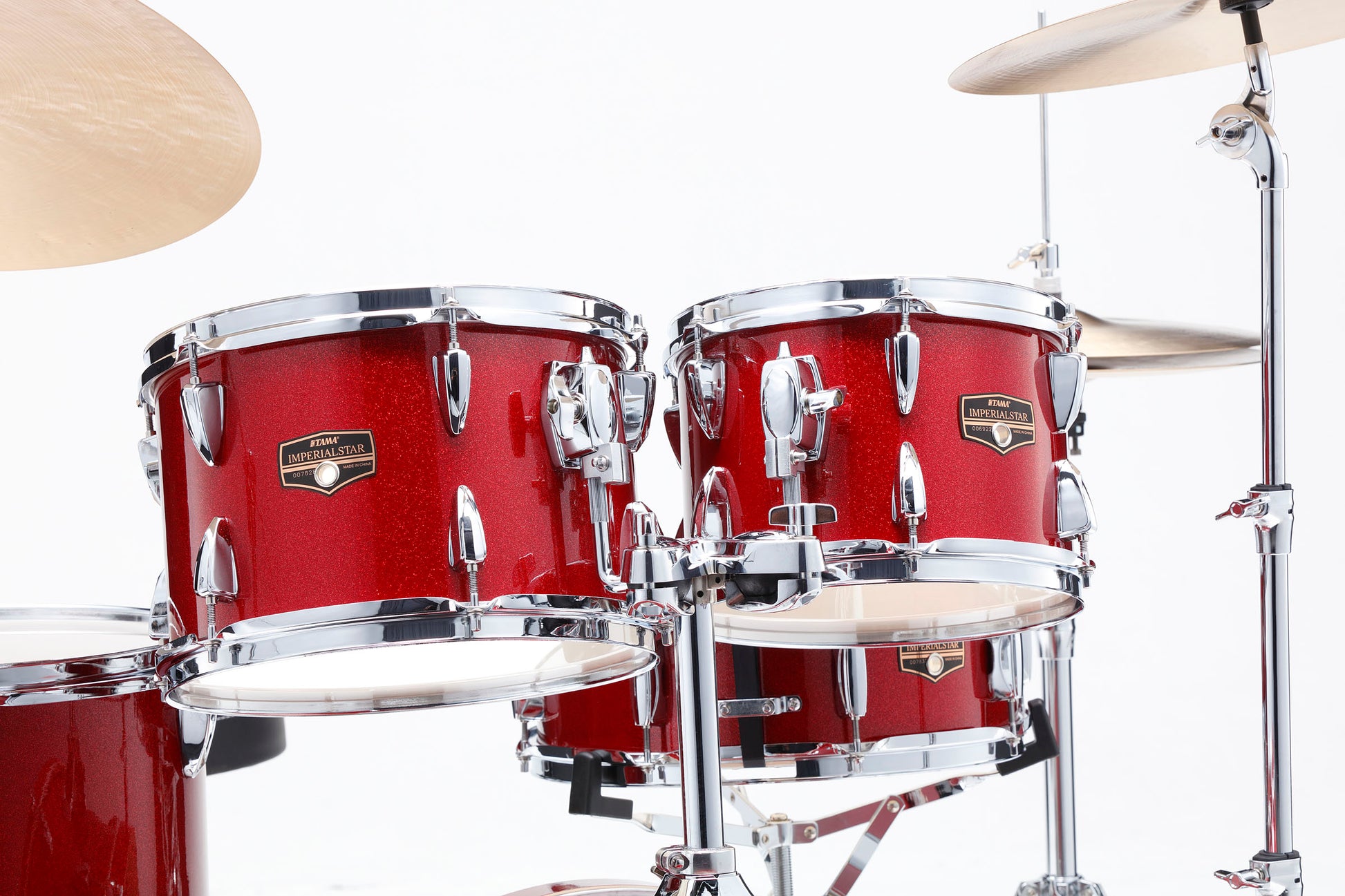 Tama IP58H6W BRM Imperialstar Batería Acústica con Herrajes Burnt Red Mist 4