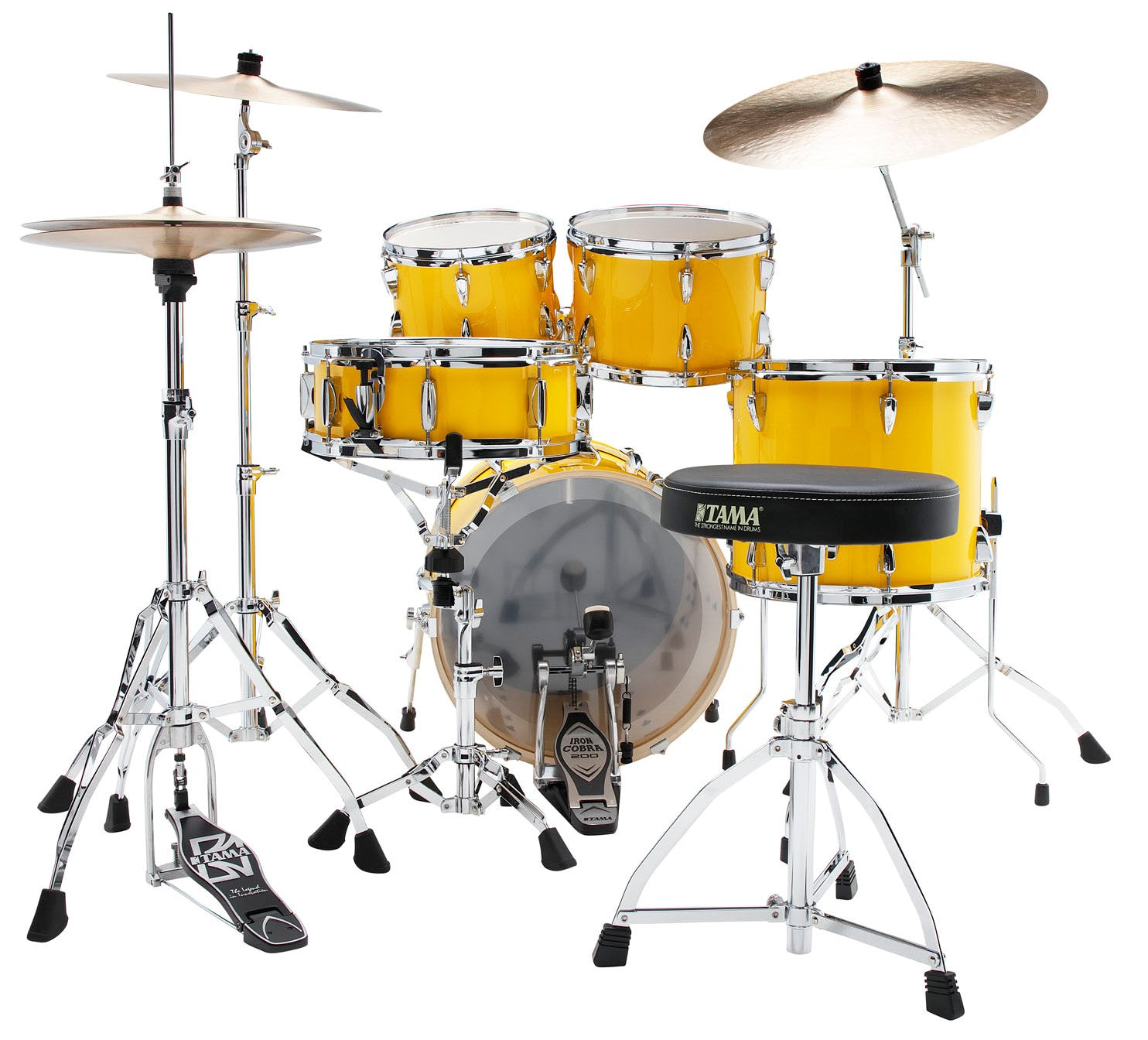 Tama IP58H6W ELY Imperialstar Batería Acústica con Herrajes Electric Yellow 3